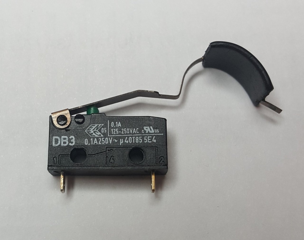 DB3 0.1A 250V Micro Switch Paletli (mikro switch) ( CHERRY) (İki pinli)