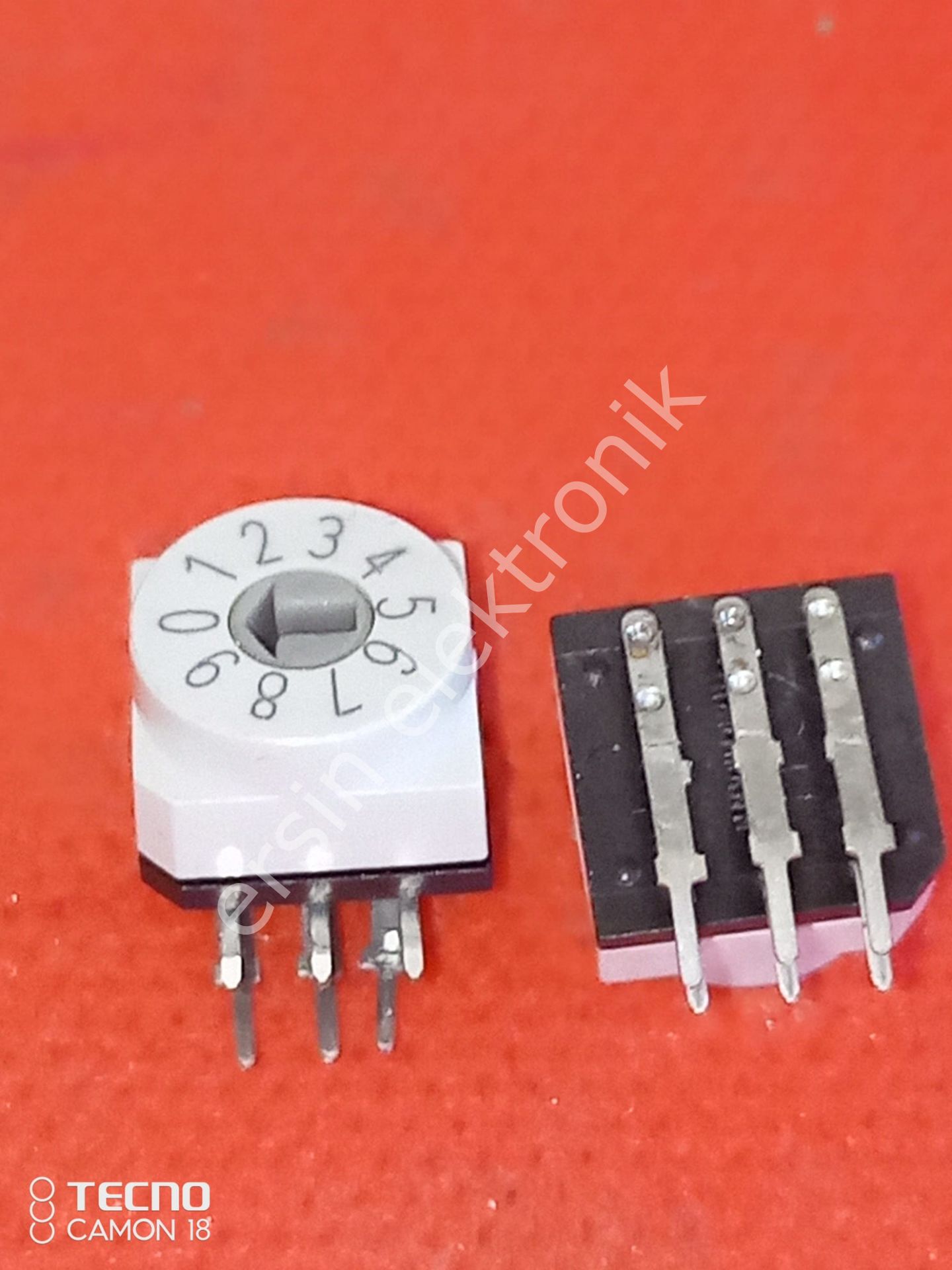 PT65 101L254  Rotary Dip Encoder Switch (BCD Switch)