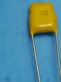 1uF 50V (105)  Polyester Kondansatör (Pin aralığı :5mm) PANASOIC