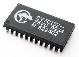 CY7C187-25VC 64K x 1  SRAM Static RAM