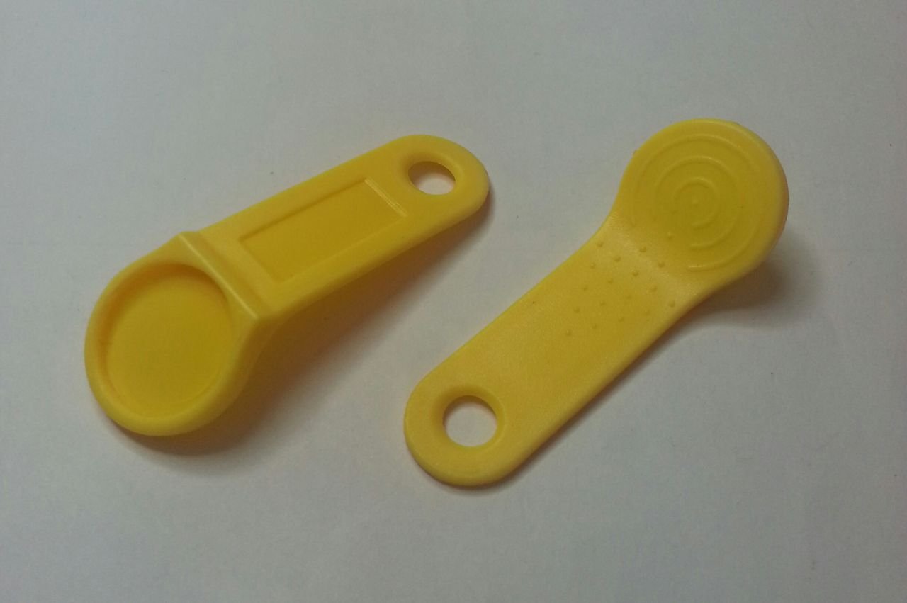 DS1990 (TMH-01) (Akbil Plastik Tutucu SARI) Plastic Touch Memory Holder