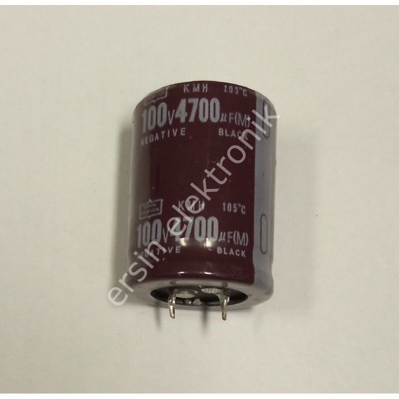 4700uF 100V  Elektrolitik  Kondansatör (28mm x 50mm) NIPPON