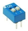 2 li Dip Switch (Siyah)