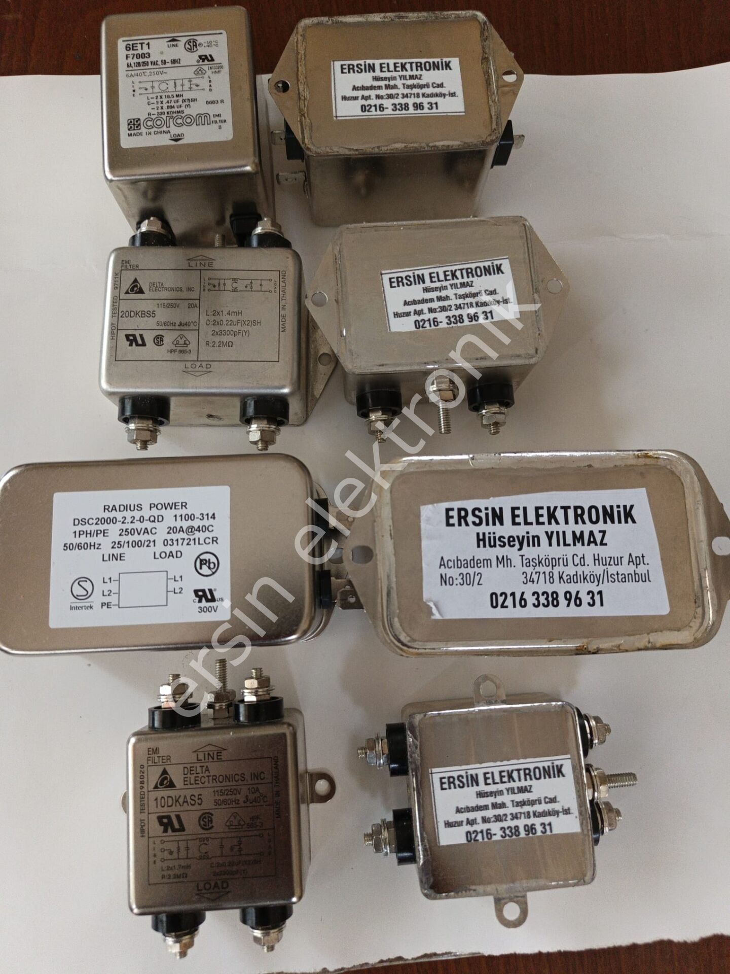 EMI FILTER (EMI FİLTRELER)   6A-20A arası
