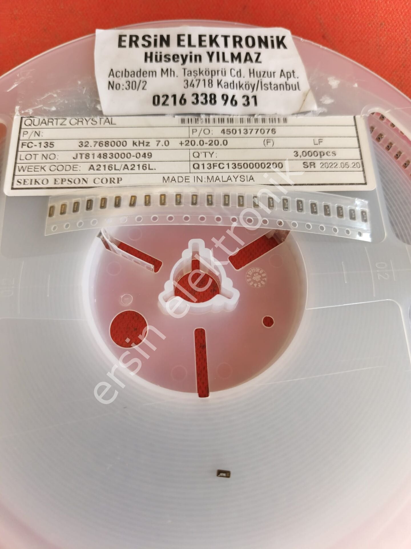 32.768000KHz SMD Kristal(4x11mm)