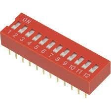 12 li Dip Switch (Apem DS-12)
