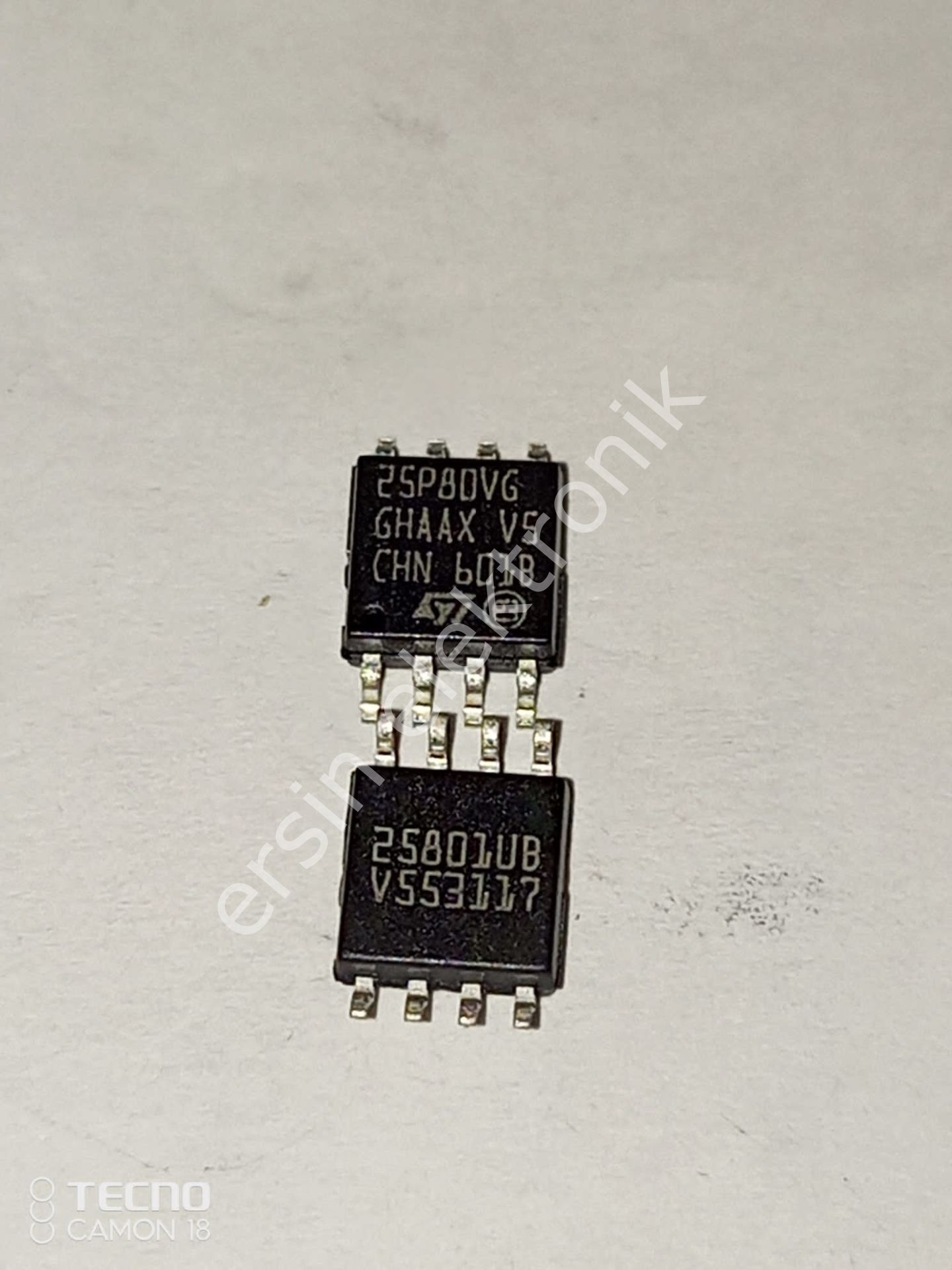 M25P80 SMD (M25P80VG)  Soic8  8 Mbit, low voltage, serial Flash memory   with 75 MHz SPI bus interface (Orjinal)