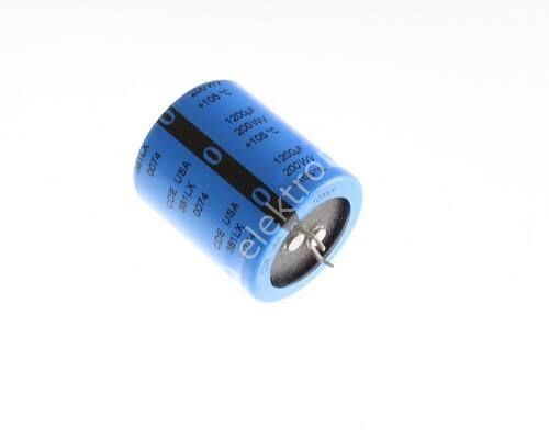 1200uF 200V Elektrolitik Kondansatör (35X35mm) 105C VISHAY