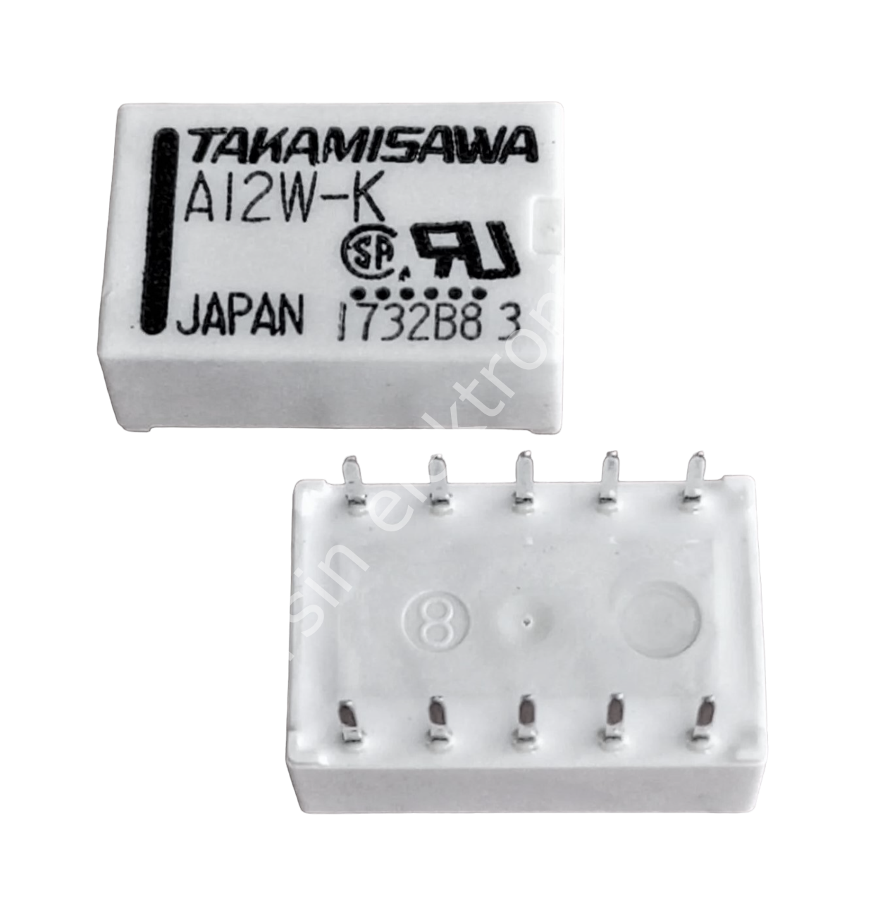 A12W-K (12VDC) (2 POLES—1 to 2 A (FOR SIGNAL SWITCHING) TAKAMISA ORJİNAL