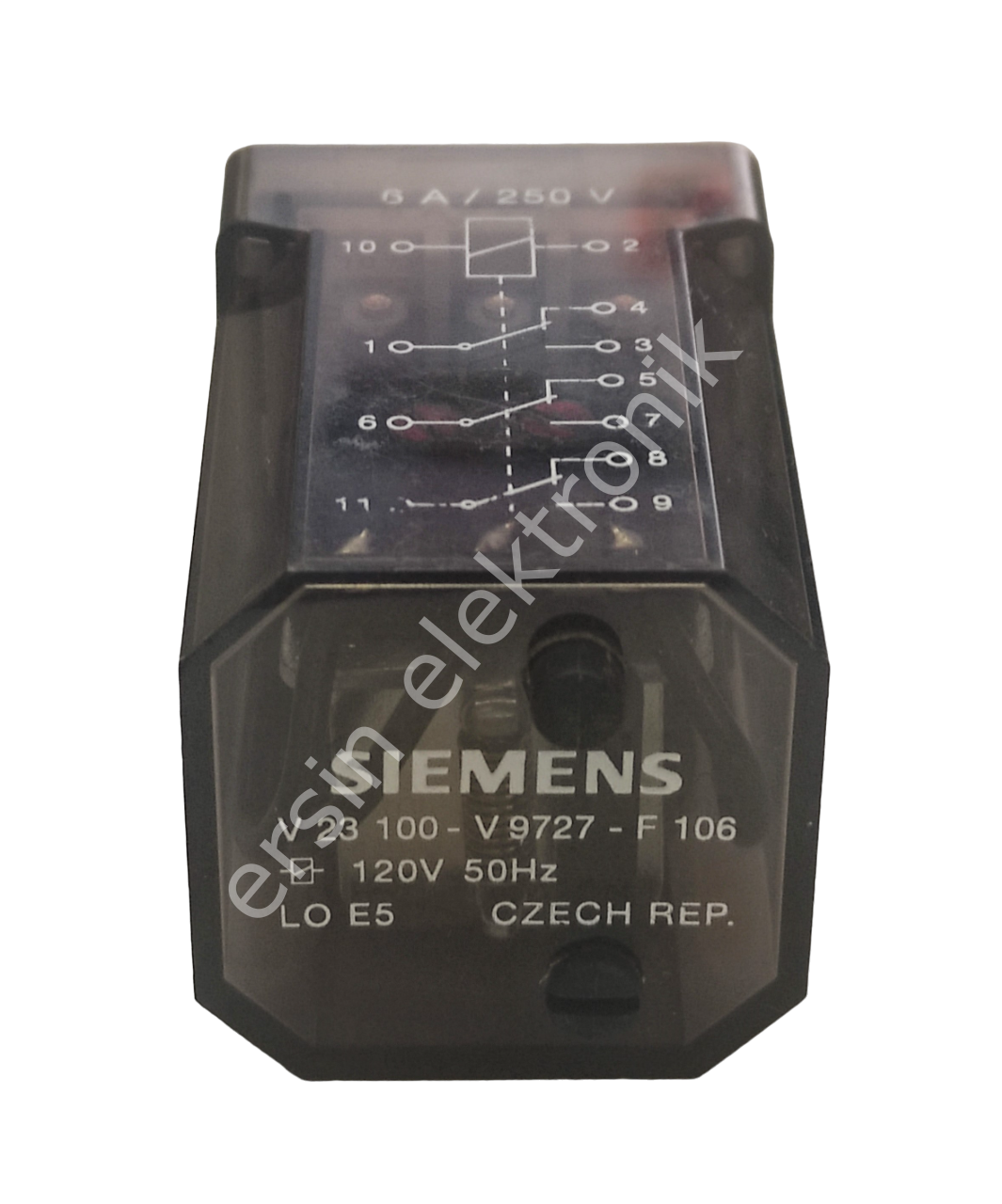 V23100-V9727-F106   110VAC 10A(120VAC 10A)  250V AC 6A Röle