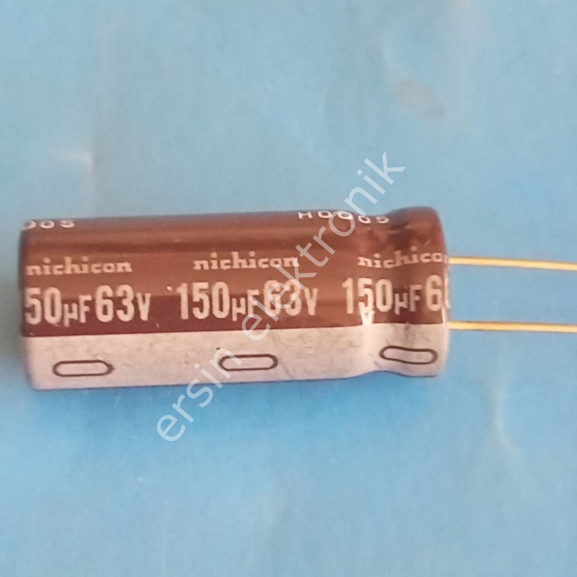 150uF 63V Elektrolitik Kondansatör (24mmx10mm)  NICHICON  orjinal