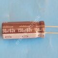 150uF 63V Elektrolitik Kondansatör (24mmx10mm)  NICHICON  orjinal
