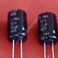 33uF 50V Bipolar Elektrolitik Kondansatör (8x11.5mm)