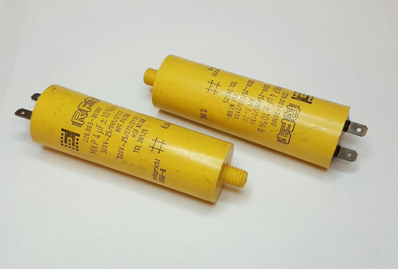 4uF320V-AC Daimi Devre Motor Kondansatör(ilk hareket kond)