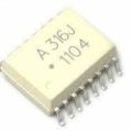 A316J (HCPL316J-500E) Orjinal 2.5 Amp Gate Drive Optocoupler (Orijinal)