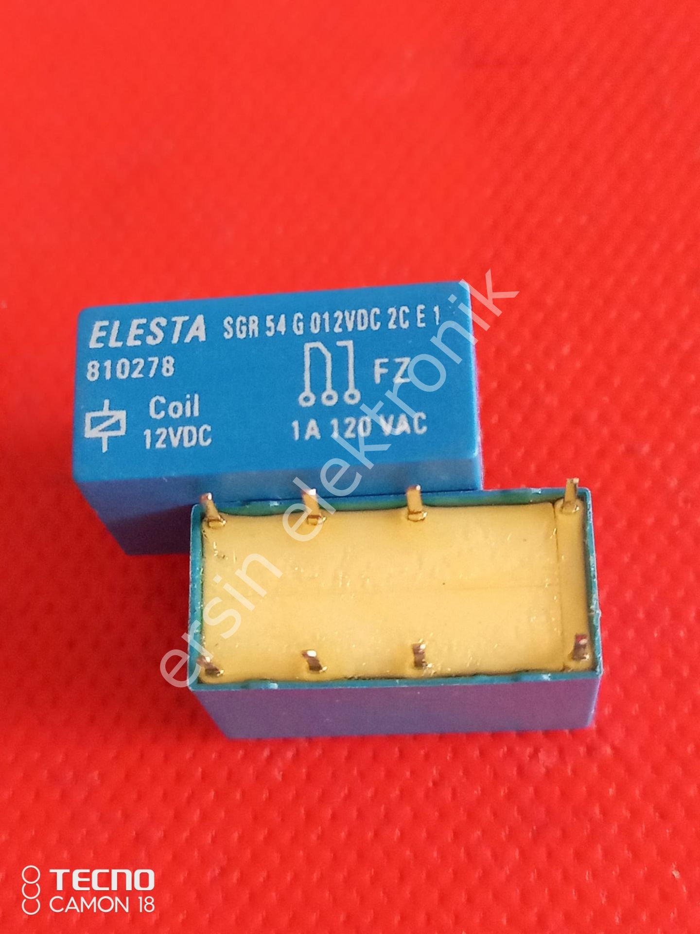 SGR54G012VDC 2CE1 12VDC Telekom Rölesi (İsveç Malı)