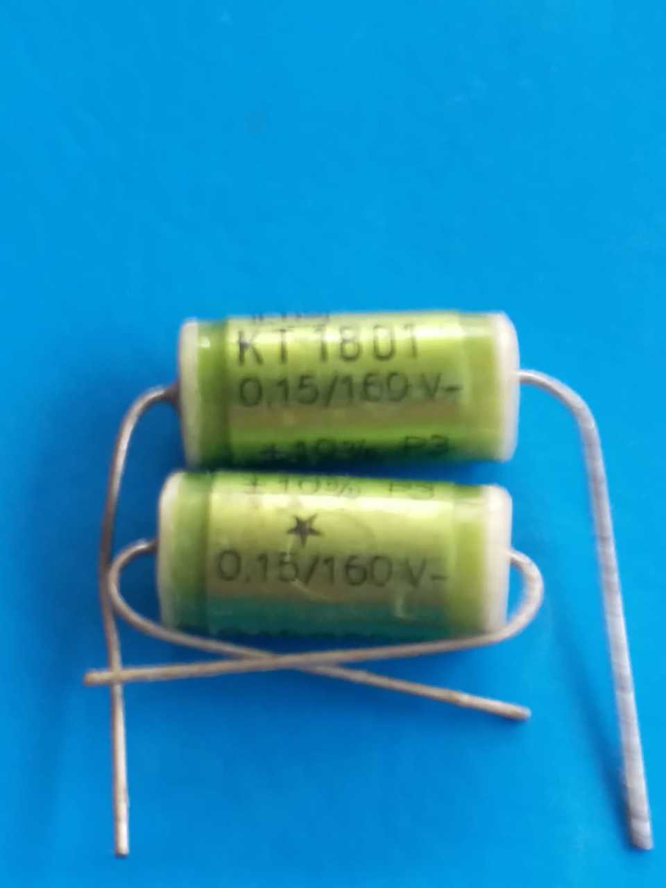 150nF 160V (0.15UF/160V) Stroflex (Strofleks)  ERO  KT1801  Kondansatör  Aksiyel