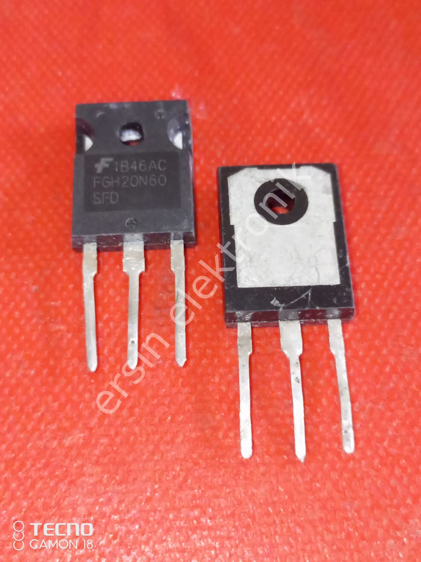 FGH20N60SFD /20- 40A  600V Field Stop IGBT (ORJİNAL)