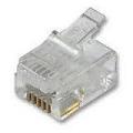 RJ45 CAT3 Gold Moduler Plug  (90075-0130)  (12x11mm) Alınkaplama (MOLEX)