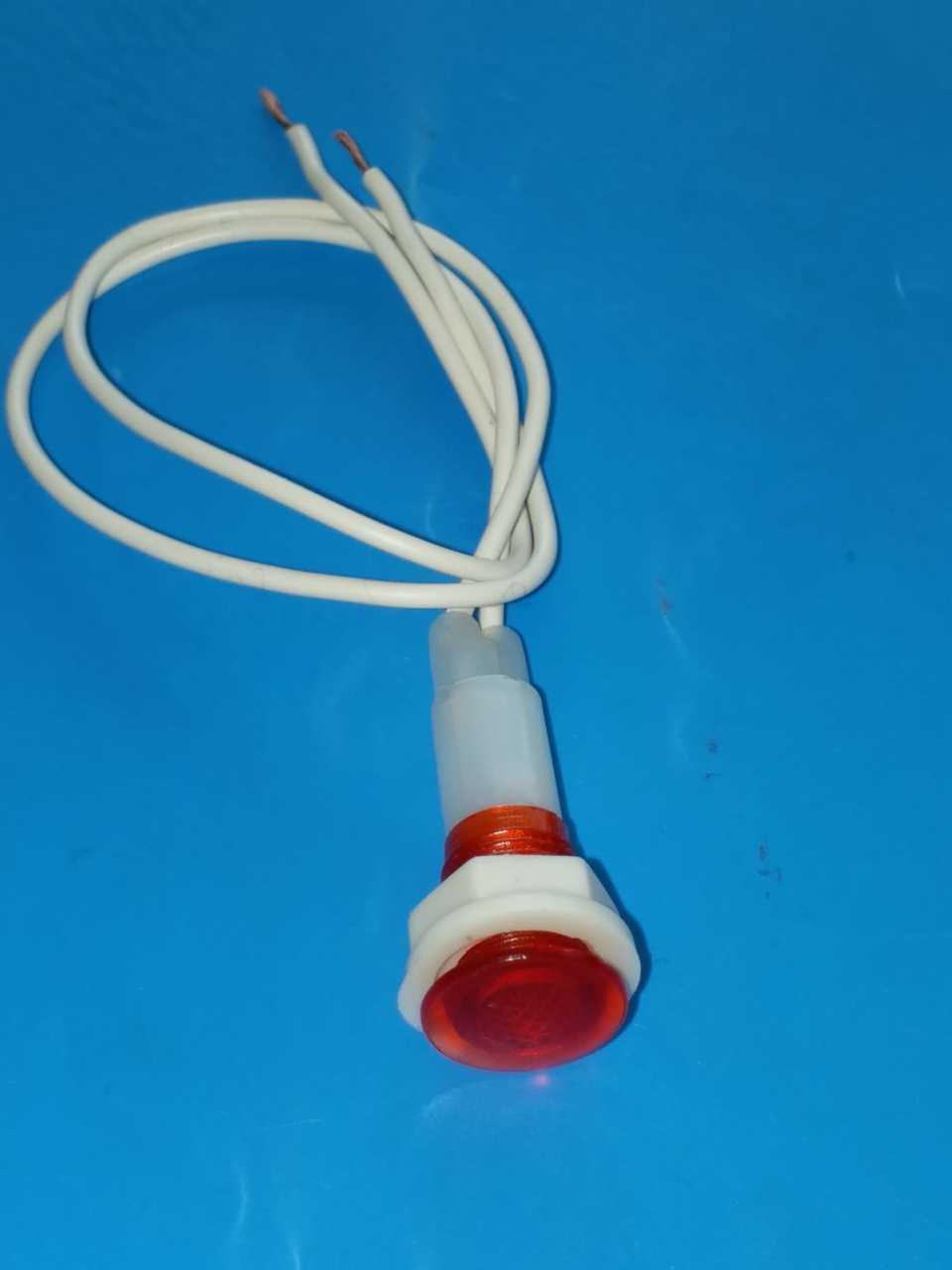 220V Sinyal lambası 9mm çap(  20cm  Kablolu Sinyal Lambası) ORJİNAL