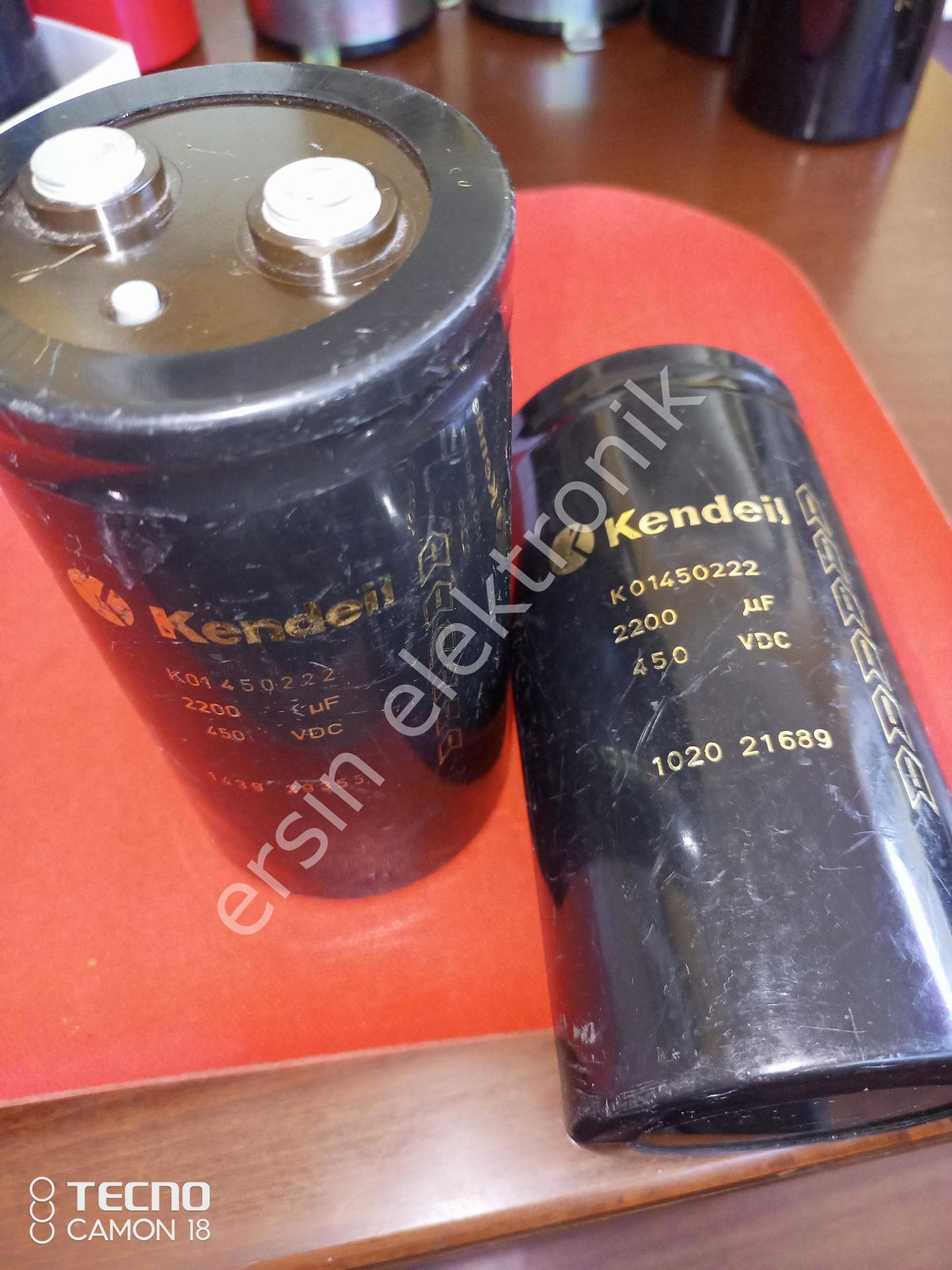 2200uF 450V Elektrolitik Kondansatör (80mmx140mm) (Çikma garantili)