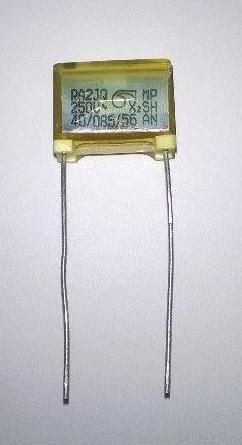 0.068UF 250V (68nF 250V ) Strofleks  Kondansatör (Bacak Aralığı 15mm)