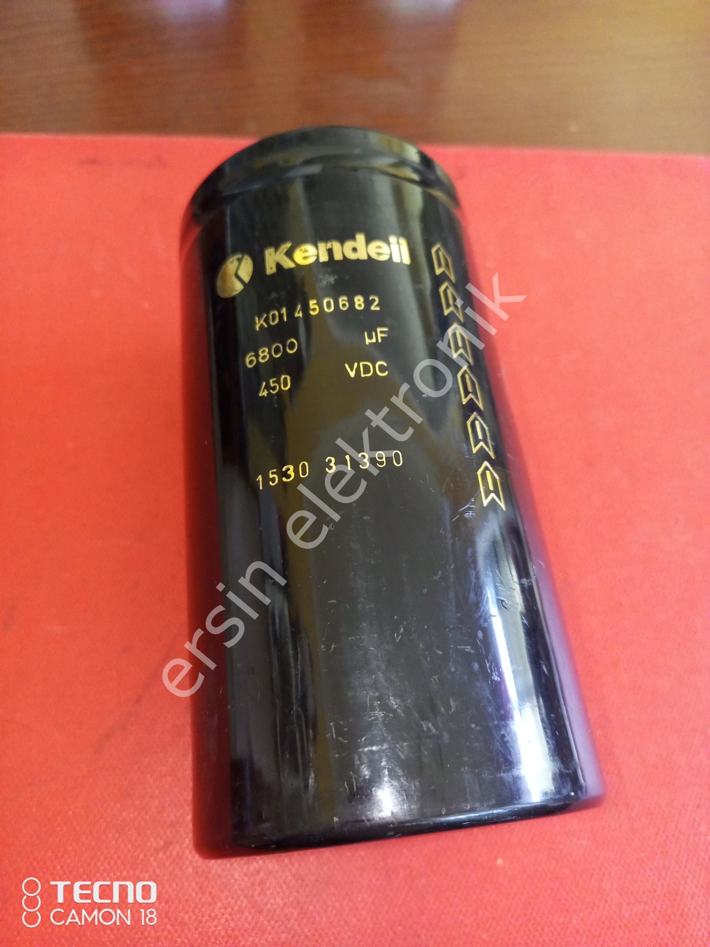 6800uF 450V Elektrolitik Kondansator (76X144mm) (Çikma garantili)
