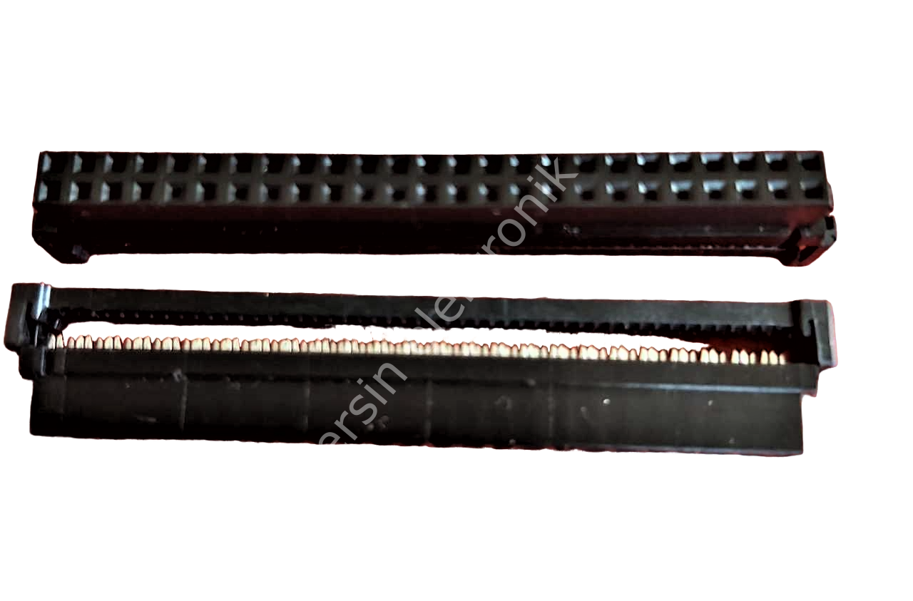 50'li  FPC (2X25)  FPC Dişi Konnektör (2.0mm)  (AWG28) (1-111626-1)