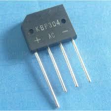 KBP304G  3A 400V Single Phase Glass Passivated Bridge Rectifer (Tek Fazlı Köprü Diyot)