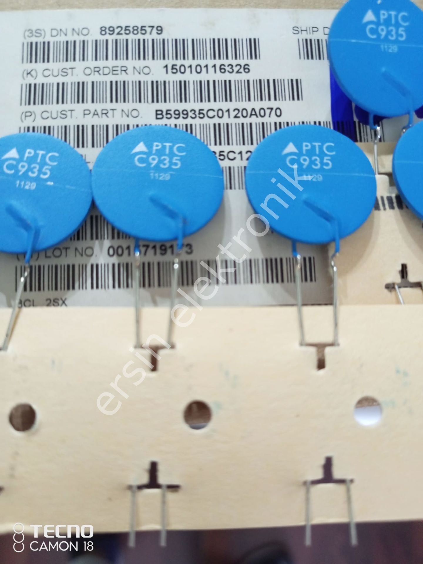 B59935-C120-A70 EPCOS PTC THERMISTOR C935-A 120-A 70 (ADET İÇİN ÖZEL FİYAT)