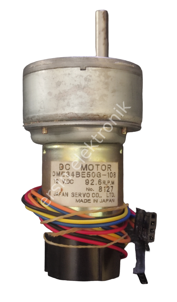 12V Redüktörlü DC Motor (DME34BE50G-108) (JAPAN)