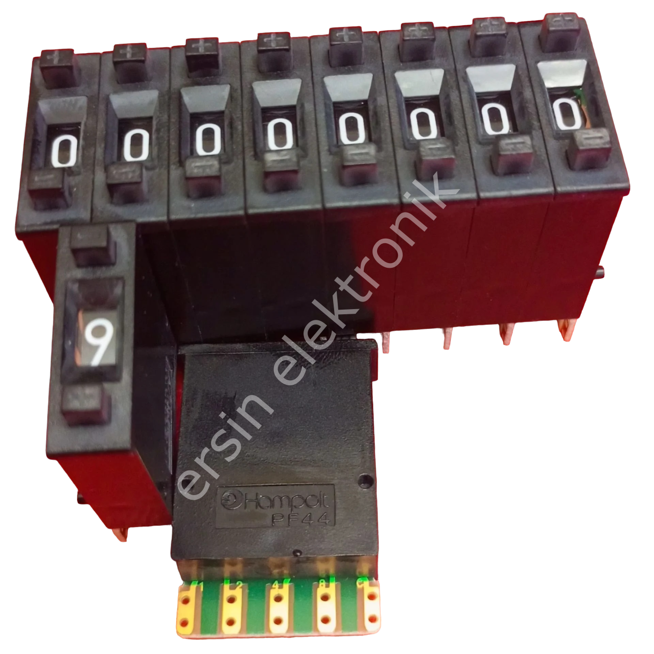 PF 44- (GPF441211)  0-9 Kodlama Şalteri(HAMPOLT))(Thumbwheel Switches)   Taıwan