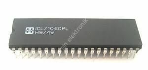 ICL7106CPL  3 1/2 Digit, LCD/LED Display, A/D Converters (Orjinal)