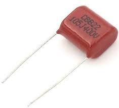 1UF 400V Damla Tipi Polyester Kondansatör 15mm (uzun bacak)