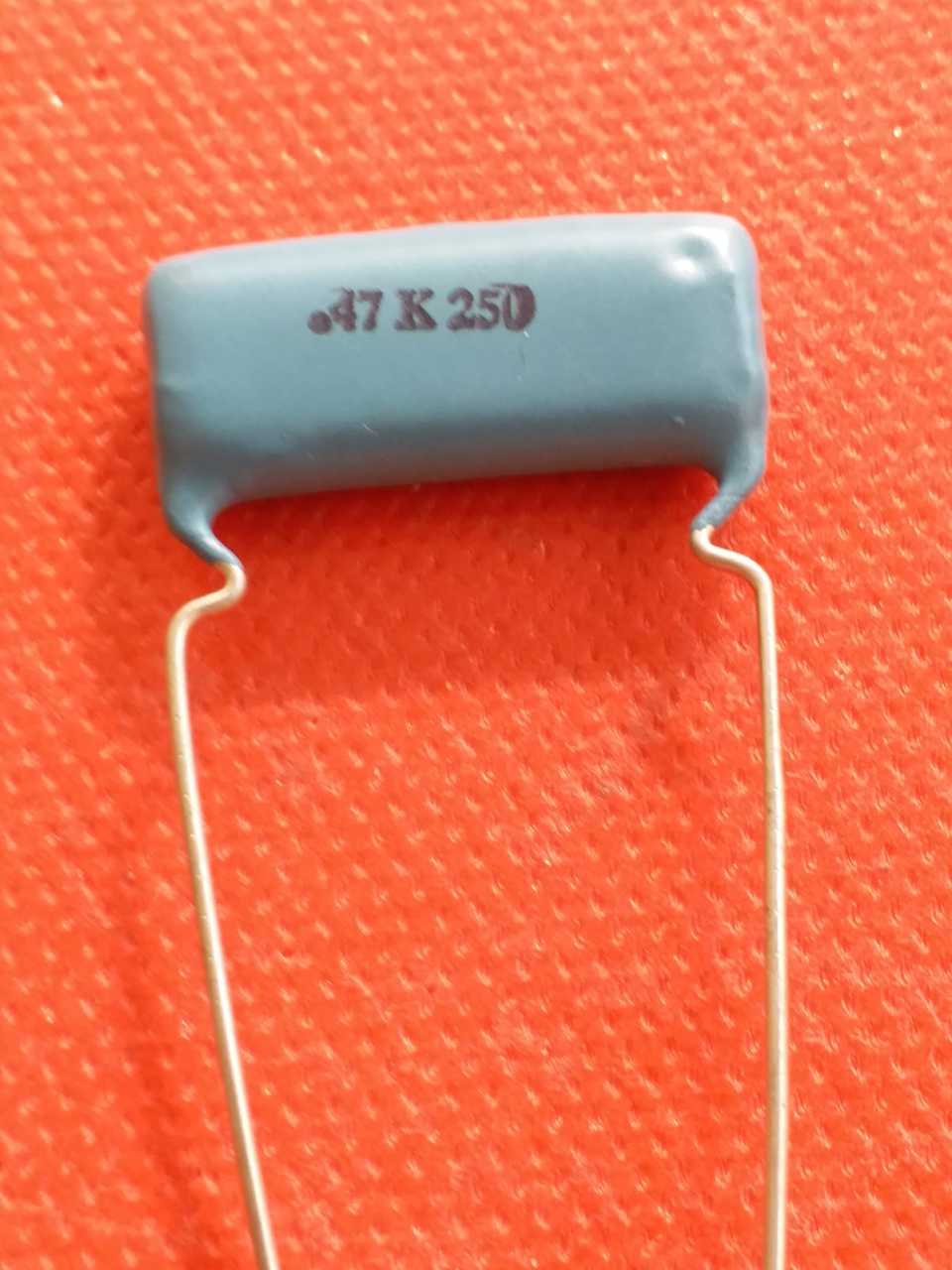 470nF 250V  (0.47uFX2) Polyester Kondansatör ( Pin aralığı:22.5mm) (MKT K )