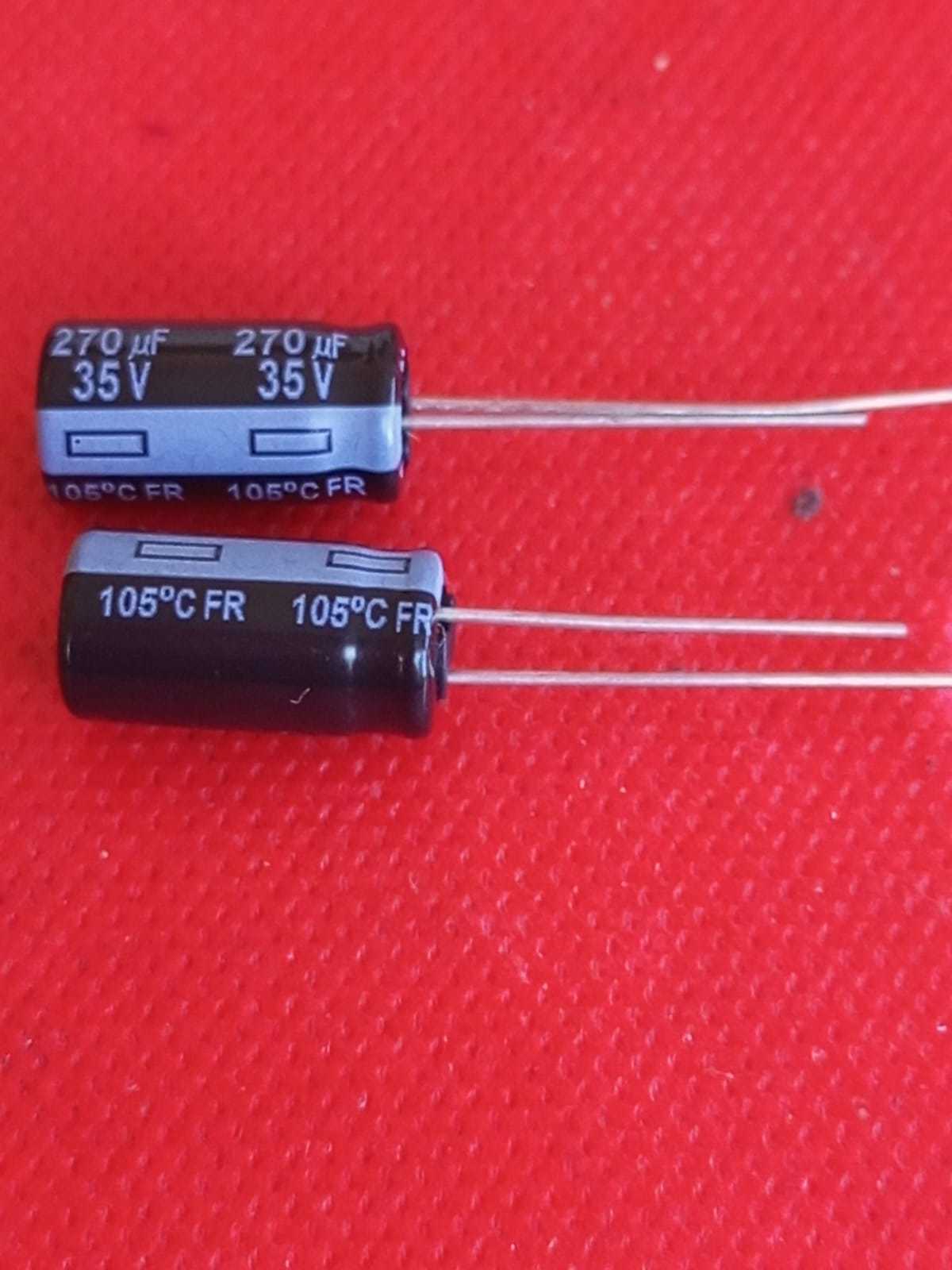 270uF 35V Elektrolitik Kondansatör  (10X12.5 ) RUBYCON  105C) ORJİNAL