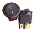 ON-OFF Anahtar 10A 125V AC 8A 250VAC (DörtPinli) (Yükseklik:17mm Çap:20mm) (48)