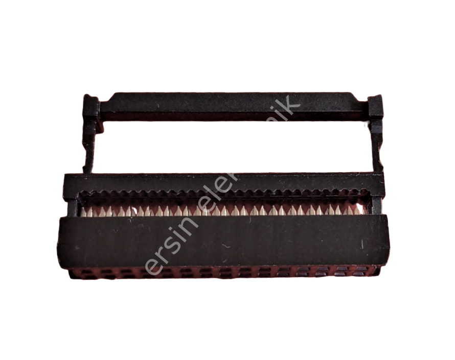 30 lu IDC  Flat (Yassı) Kablo Tipi Konnektör  Dişi  (2.54mm)