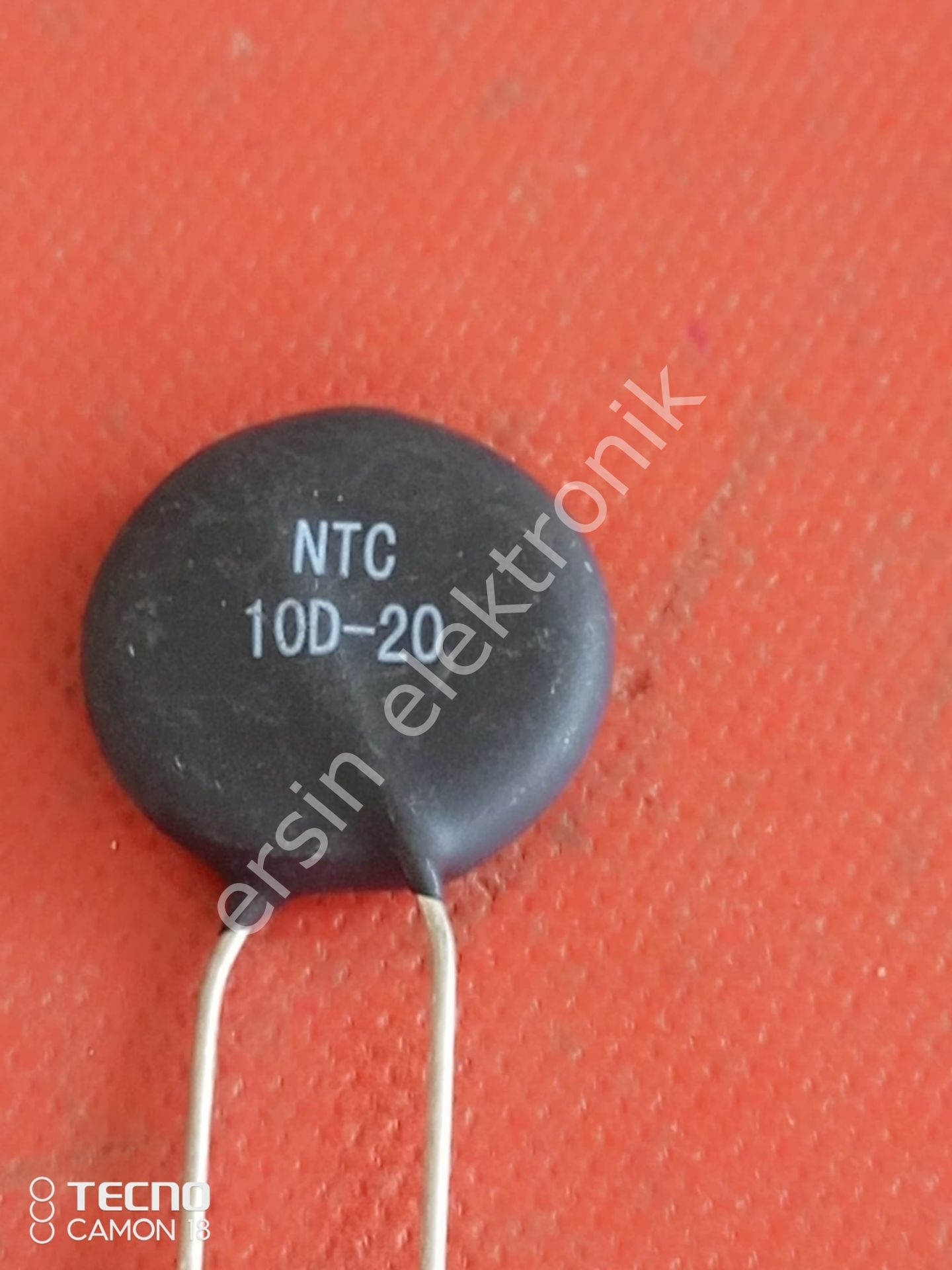 10R NTC   (OHM)  (Çap:20mm) (10D-20) (ORJİNAL)