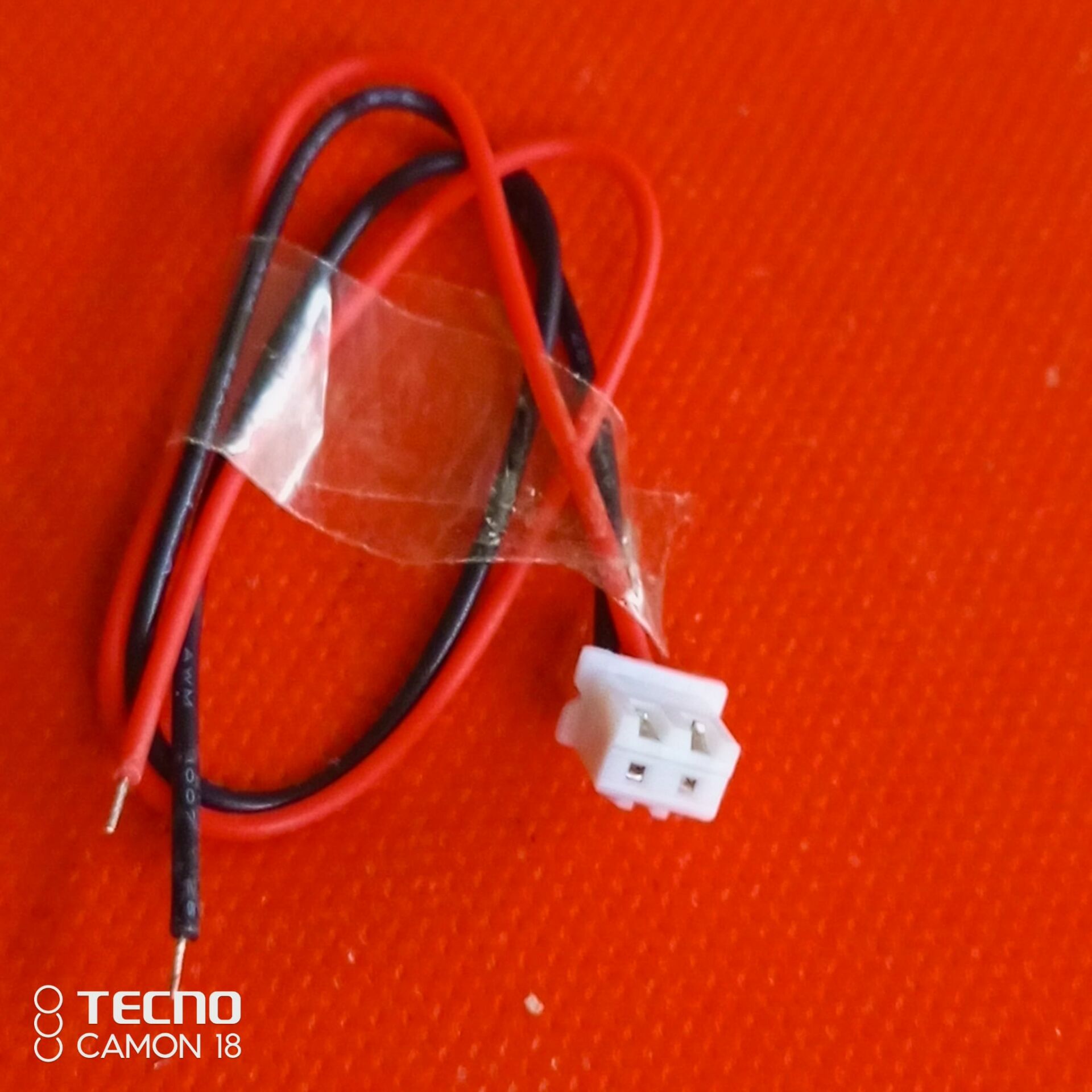 2 Lİ  Dişi  2.50mm Kablolu Konnektör  (Kablo 20cm)