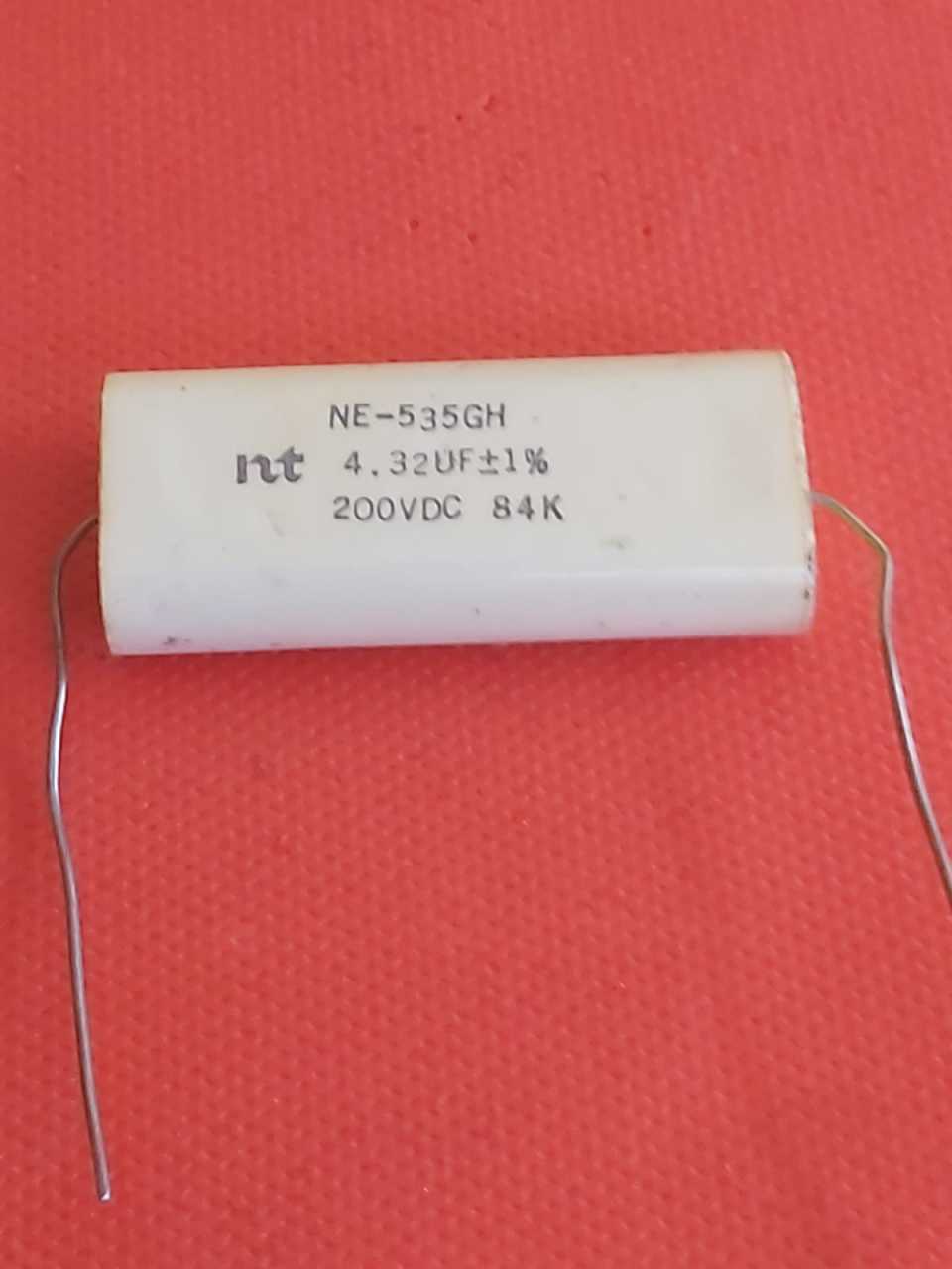 4.32uF 200V Aksiyel Kondansatör %1