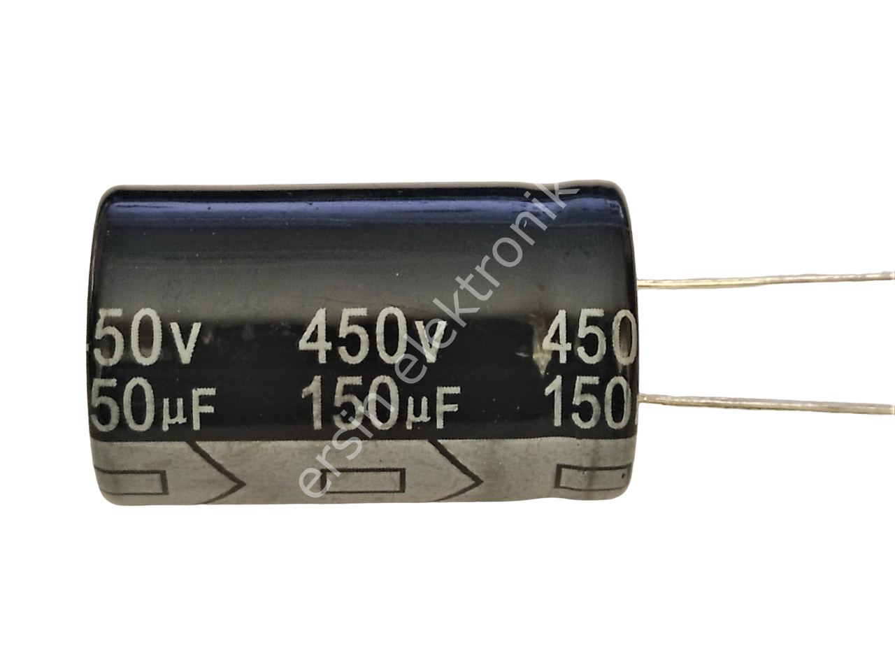 150uF 450V Elektrolitik Kondansatör (19MM X39MM) (105C)
