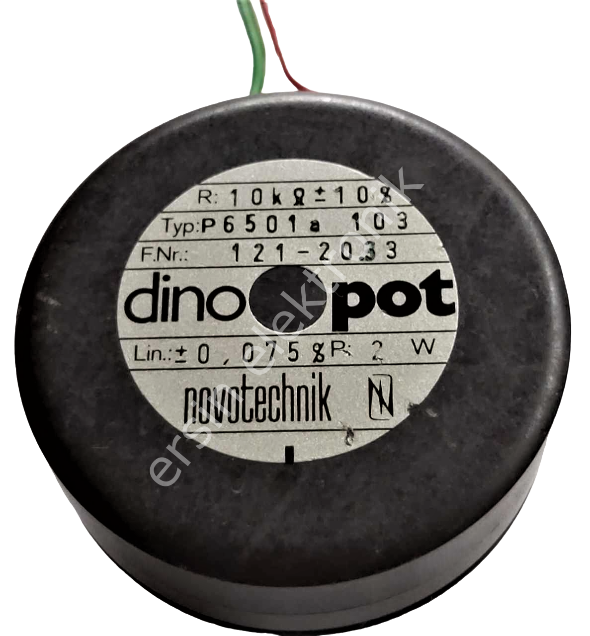 10K  Sonsuz Tur Pot 2W (P6501a103) Çap:50mm Yükseklik:21mm Mil Çapı:9mm