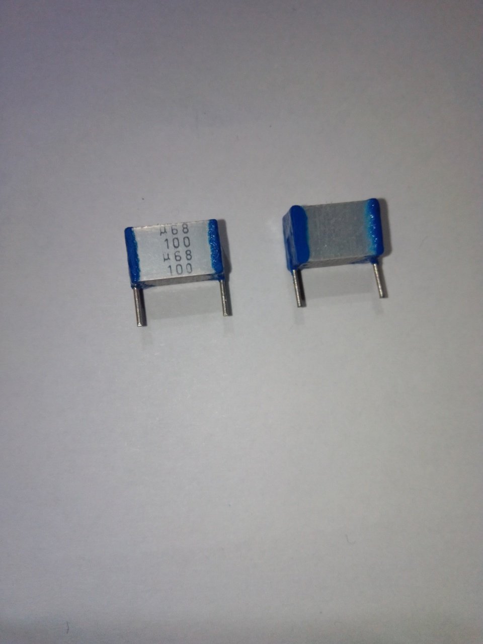680nF 100V (0.68UF-100V) Stroflex (Strofleks) Kondansatör (Pin aralığı:10mm)