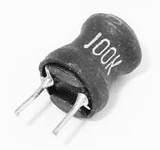 100uH (101)9X12mm Bacak aralığı 5mm  Bobin Inductor 5A.