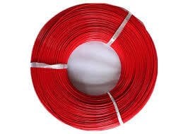 Silikonlu Çok Damarlı Kalaylı 24AWG Kırmızı Renk Kablo (1mt)