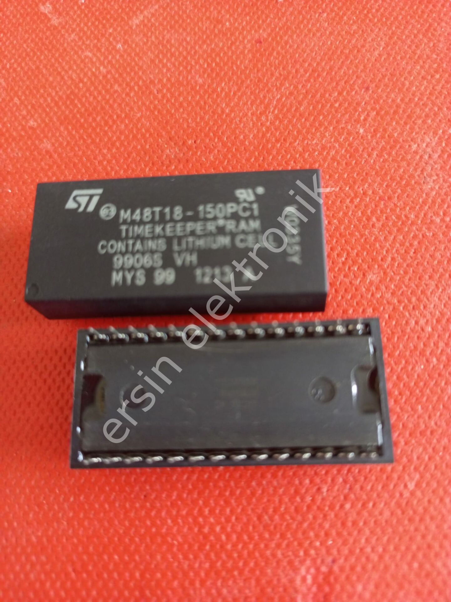 48T18 (M48T18-150PC1) 5 V, 64 Kbit (8 Kb x 8) TIMEKEEPER® SRAM (Orjinal)