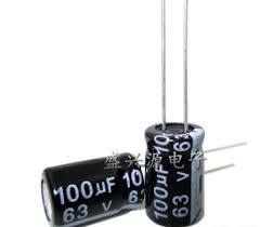 100uF 63V Elektrolitik Kondansatör 105C  (10x11mm)