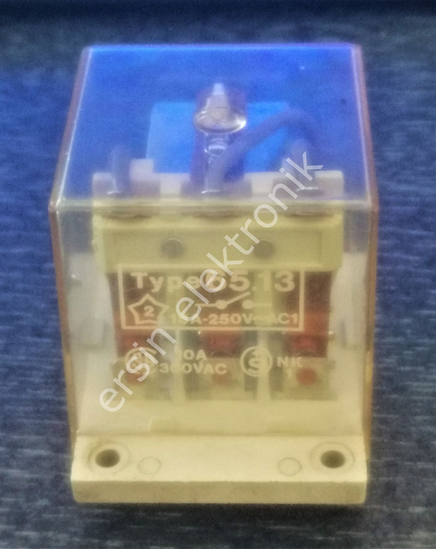 TYPE 65.13 24V DC   (16A  250V AC)  Röle