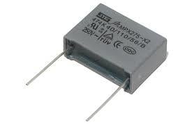 470nF 275V  (0.47uFX2) Polyester Kondansatör (Bacak aralığı:22.5mm) (MKP)